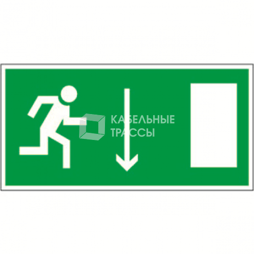 Пиктограмма (Пластина)Указатель двери эвакуационного выхода (прав.) BL-3517.E09 для KURS | a12894 | Белый свет