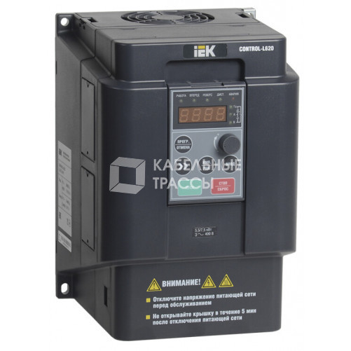 Преобразователь частоты CONTROL-L620 380В, 3Ф 4-5,5 kW | CNT-L620D33V004-055TE | IEK