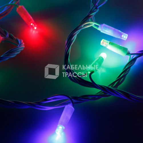 Светодиодная гирлянда ARD-STRING-PRO-10000-WHITE-100LED-LIVE RGB (230V, 7W) | 025853 | Arlight