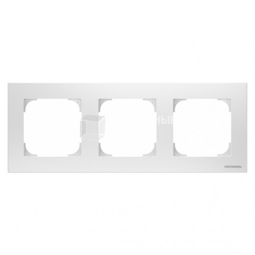 Рамка 3-постовая, базовая, серия SKY, цвет альпийский белый|2CLA857310A1101| ABB