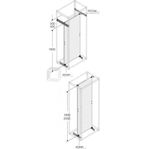 Плата монтажная H=1800мм W=400мм|1STQ001899B0000 | ABB