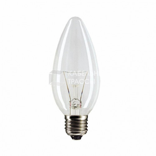 Лампа накаливания ЛОН Stan 40W E27 230V B35 CL 1CT/10X10 | 921492044218 | PHILIPS