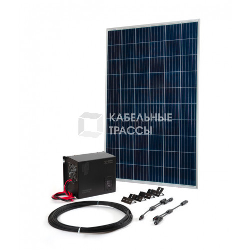 Комплект Teplocom Solar-800 + Солнечная панель 250Вт, кабель 10 м MC4 коннекторы | 2410 | Бастион