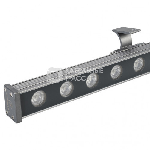 Прожектор светодиодный архитектурный AR-LINE-1000M-24W-24V RGB (Grey, 30 deg, DMX512) | 023624 | Arlight