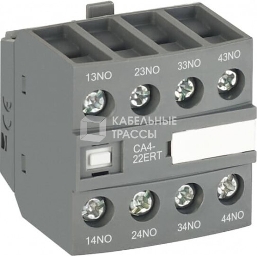 Блок контактный дополнительный CA4-22NRT для контакторов AF..RT и NF..RT|1SBN010142R1222| ABB