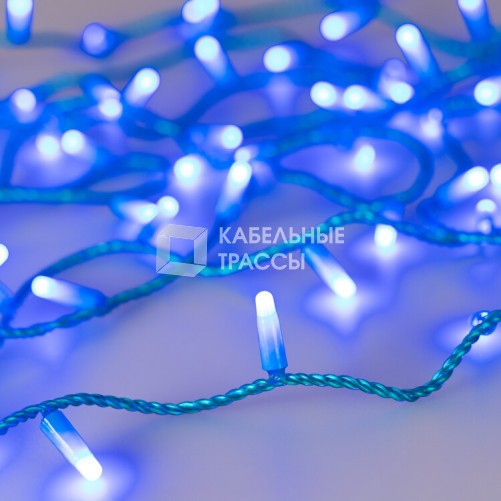 Светодиодная гирлянда ARD-STRING-CLASSIC-10000-BLUE-100LED-MILK-STD Blue (230V, 7W) (Ardecoled, IP65) | 031198 | Arlight